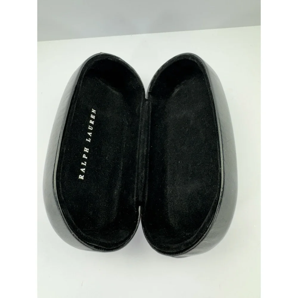 Ralph Lauren Black Hard Clam Shell Case For Sunglasses Eyeglasses Glasses